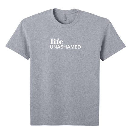 Live Boldly Tee - Heather Gray