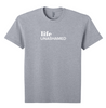 Live Boldly Tee - Heather Gray