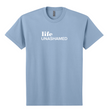 Live Boldly Tee - Stone Washed Blue
